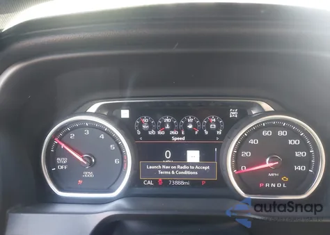 2019 Chevrolet Silverado 1500 High Country from USA, damaged, VIN 1GCUYHEL8KZ275352